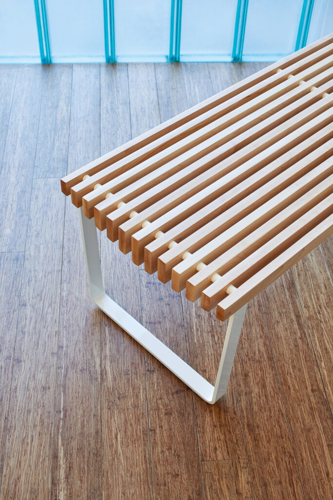 Livia Straight Bench Detail