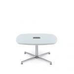 Nios Back-Painted Glass Table with Electrical