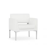 White Savina Lounge Chair