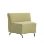 Light Green Achella Lounge Chair, Armless, 30-Degree Inside Wedge