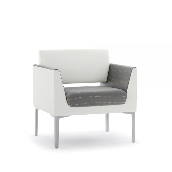 Savina Lounge Chair, Two Tone