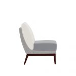 Ovate Armless Lounge Chair