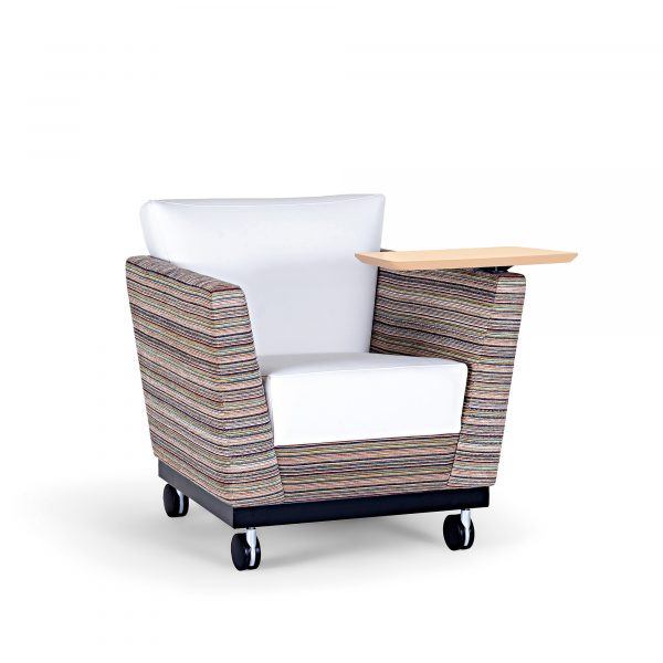 Huddle Lounge Chair, with Casters