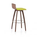 Chatter Stool, Bar-Height, Upholstered Seat
