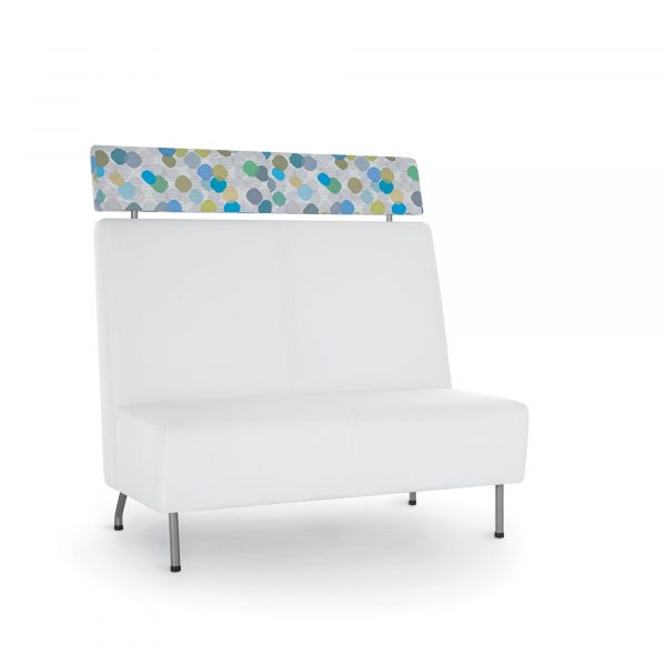 Intima Modular 2-Seat Private with Shelf and Headrest