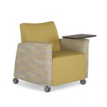 Haven Lounge Chair, Casters