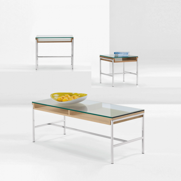 Square and Rectangle Aloft Occasional Tables
