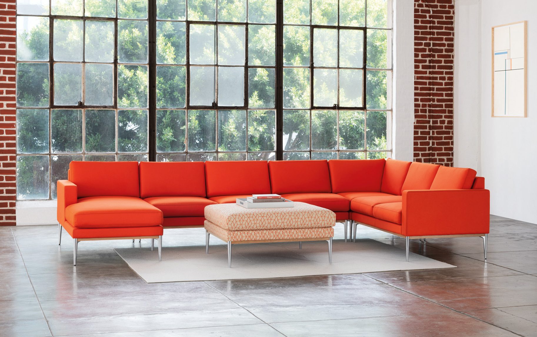 Uptown Social Modular Configuration, Square Bench