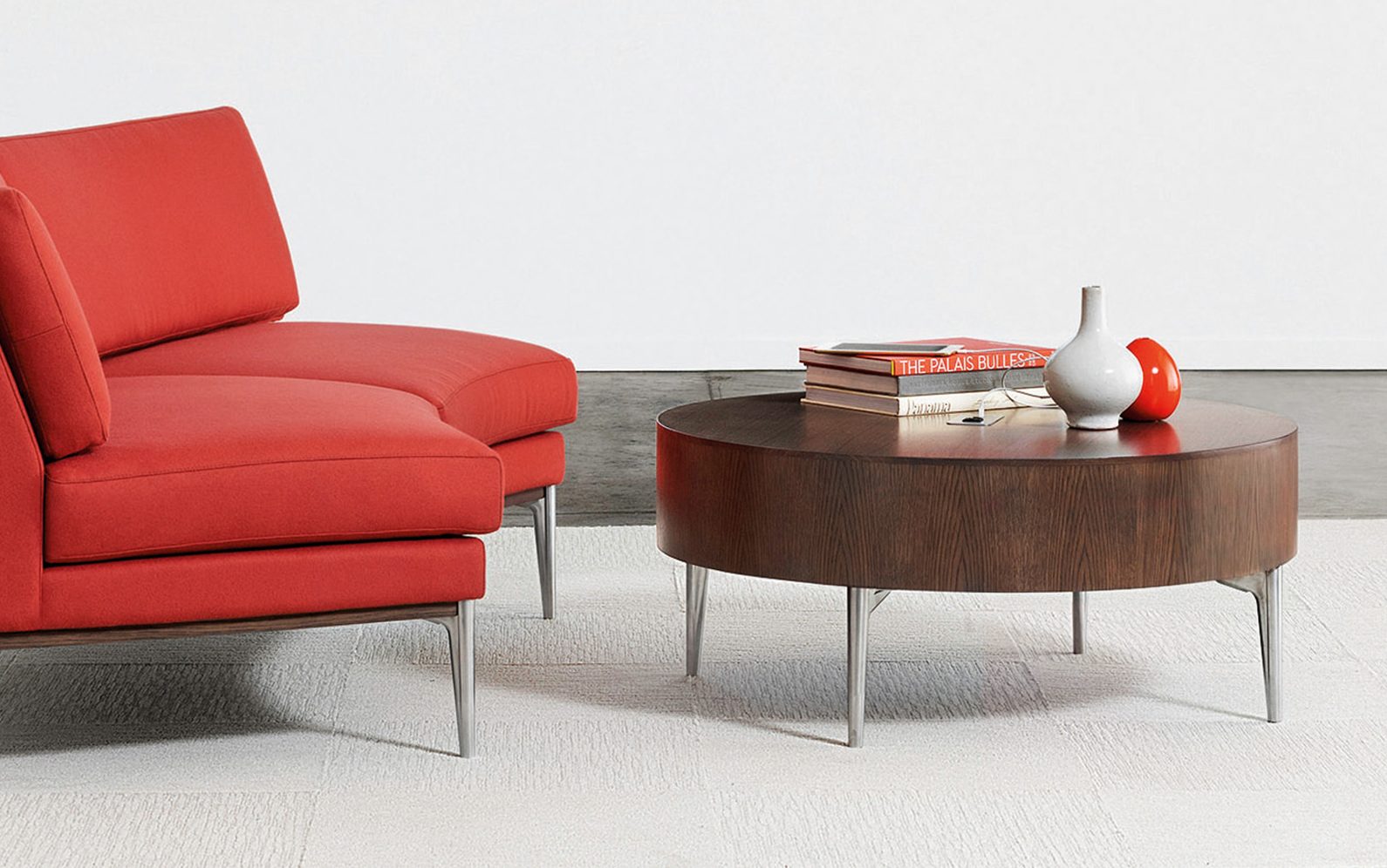 Uptown Social 60-Degree Two-Seat Unit, Occasional Table