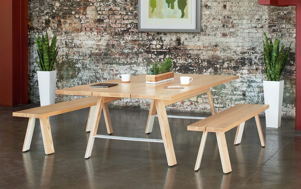 Delen Meeting Table and Benches