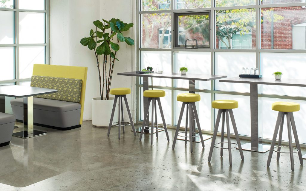 Intima Stools with Co-op Meeting Tables