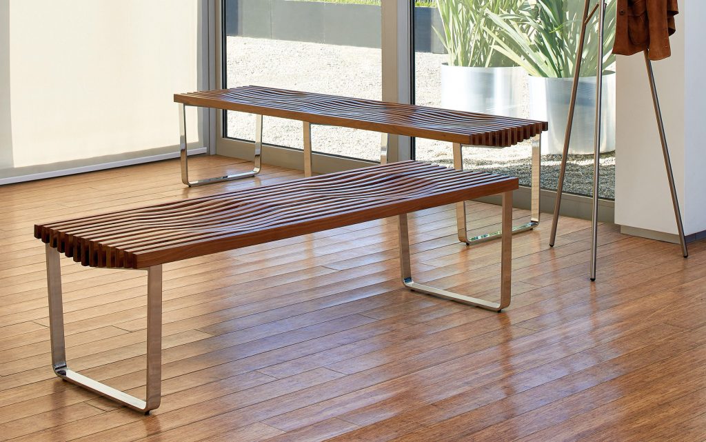 Livia Two-Seat and Three-Seat Scalloped Benches
