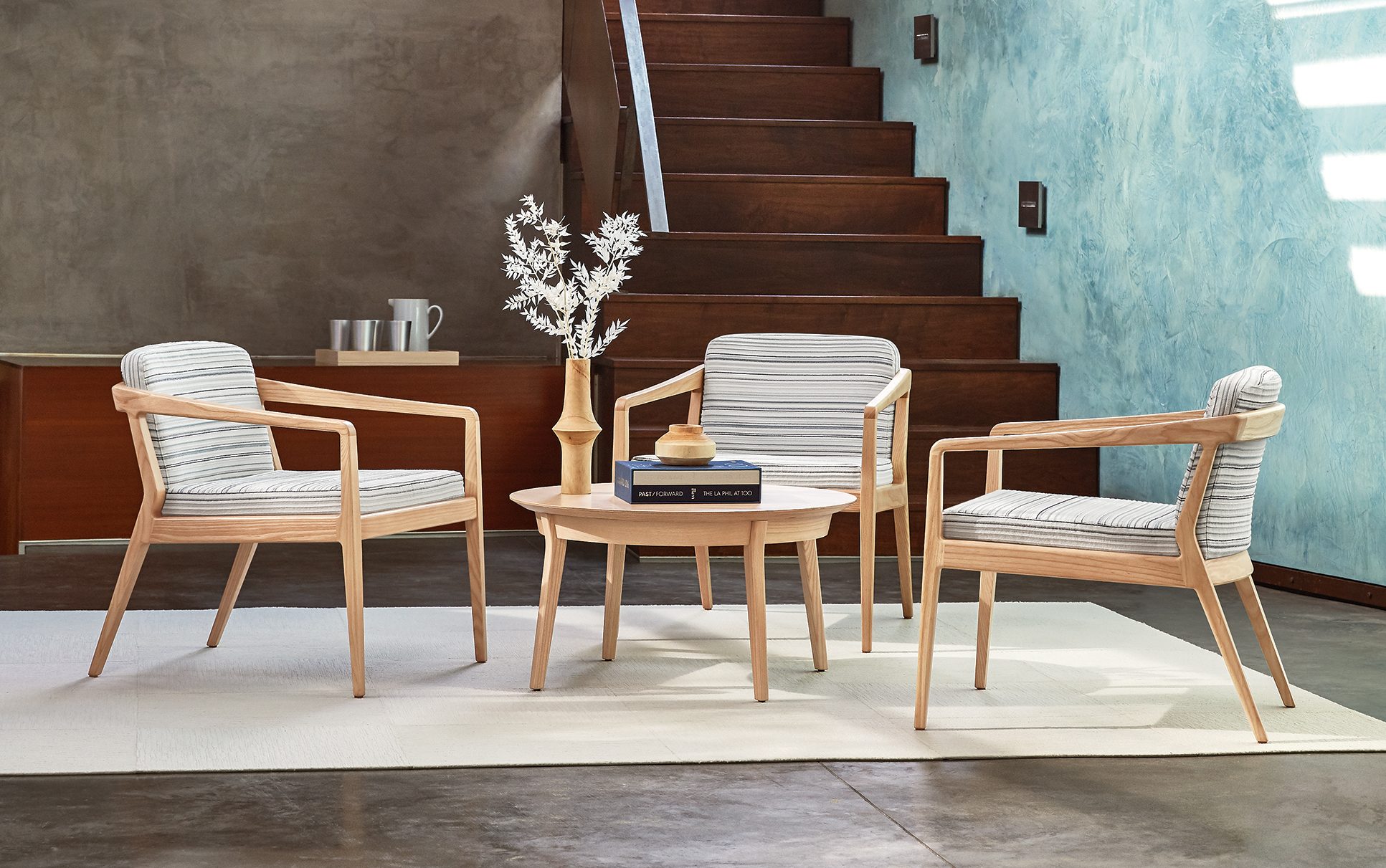 Kindred Lounge Chair with Occasional Table