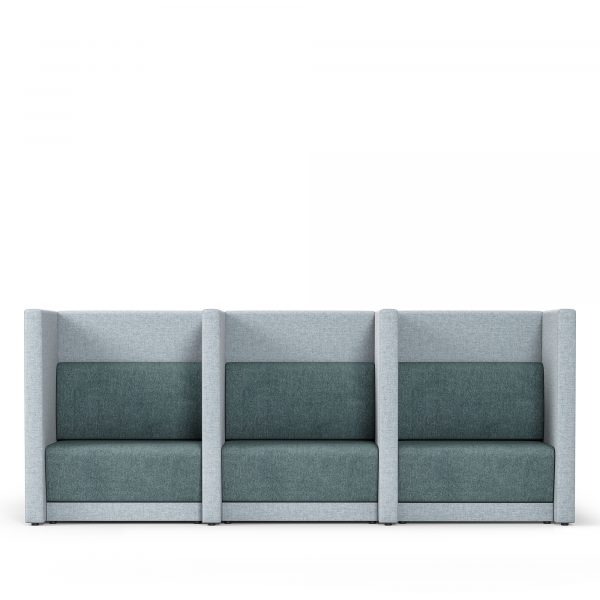 TOOtheLOUNGE 36in Wide Lounge Unit, Privacy Panels, Linear Configuration