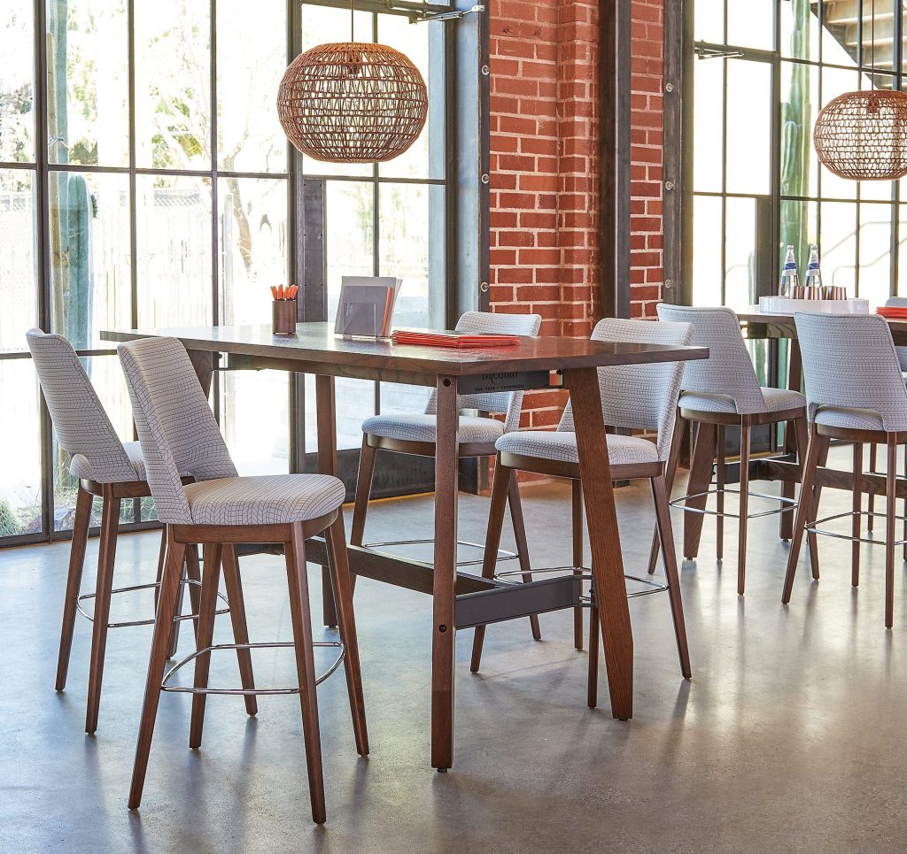 Theme Stools with Worksmith Meeting Tables
