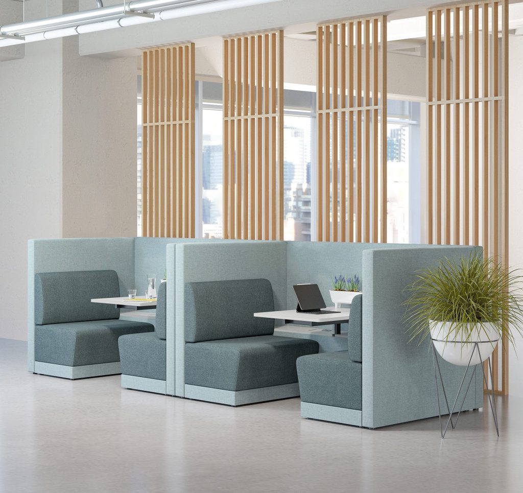 TOOtheLOUNGE Booth Units with Privacy Panel