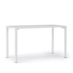 Conduit 42-inch Height Table, White Laminate