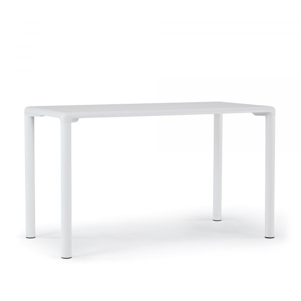 Conduit 42-inch Height Table, White Laminate