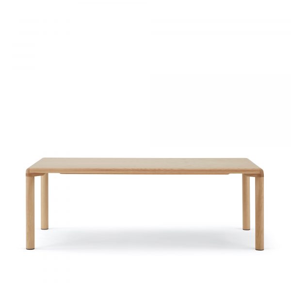 Conduit 29-inch Height Table, Maple, Front View