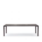 Conduit 29-inch Height Table, Slate Grey, Front View
