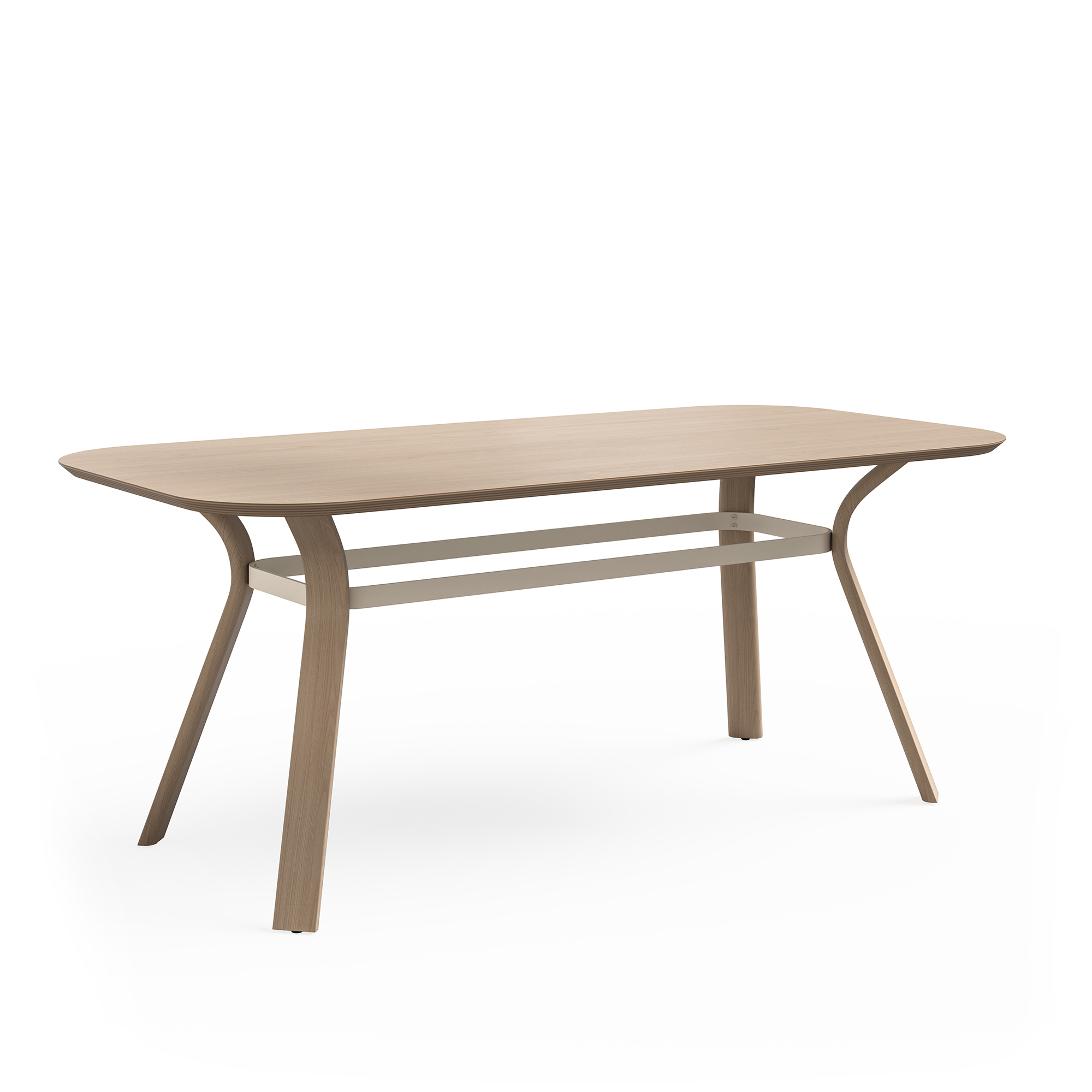 Lineup Round Rectangle Top Meeting Table