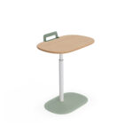 Keeper Pull-Up Table, Sage, Adjustable Height and Device Holder