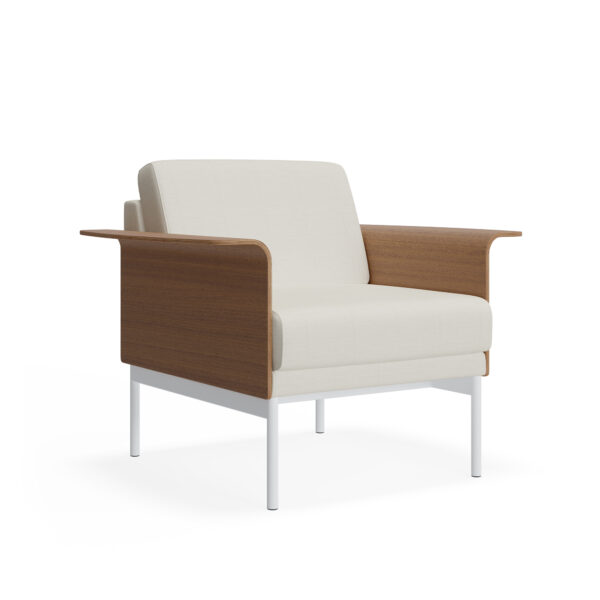 Dormir Lounge Chair, Wood Arms